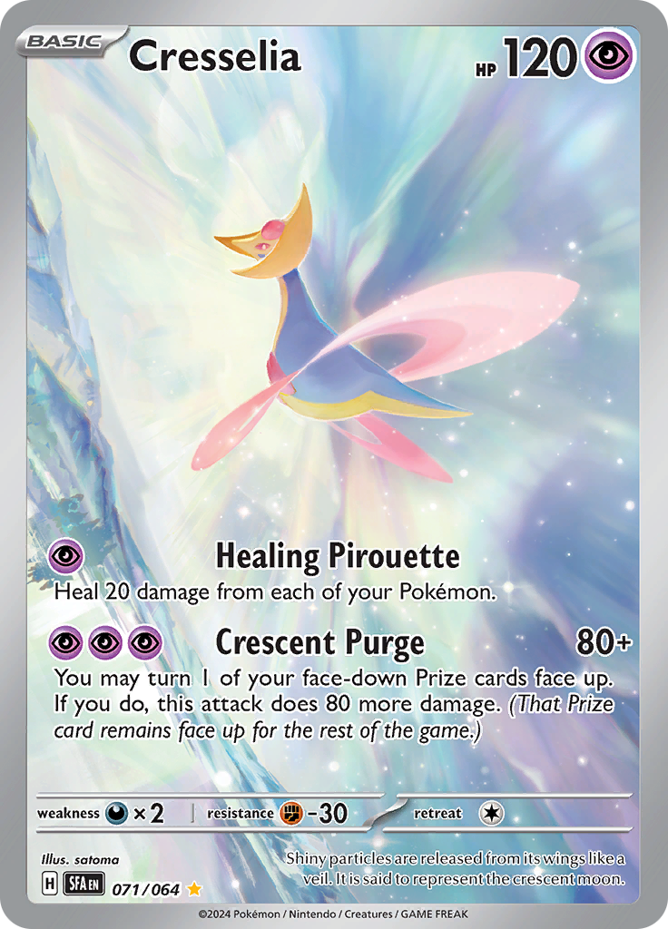 Cresselia - 071/064 - Illustration Rare (Español)