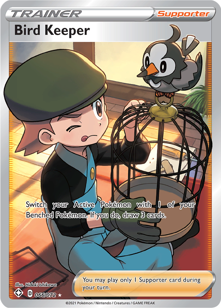 Bird Keeper - 066/072 - Full Art Ultra Rare