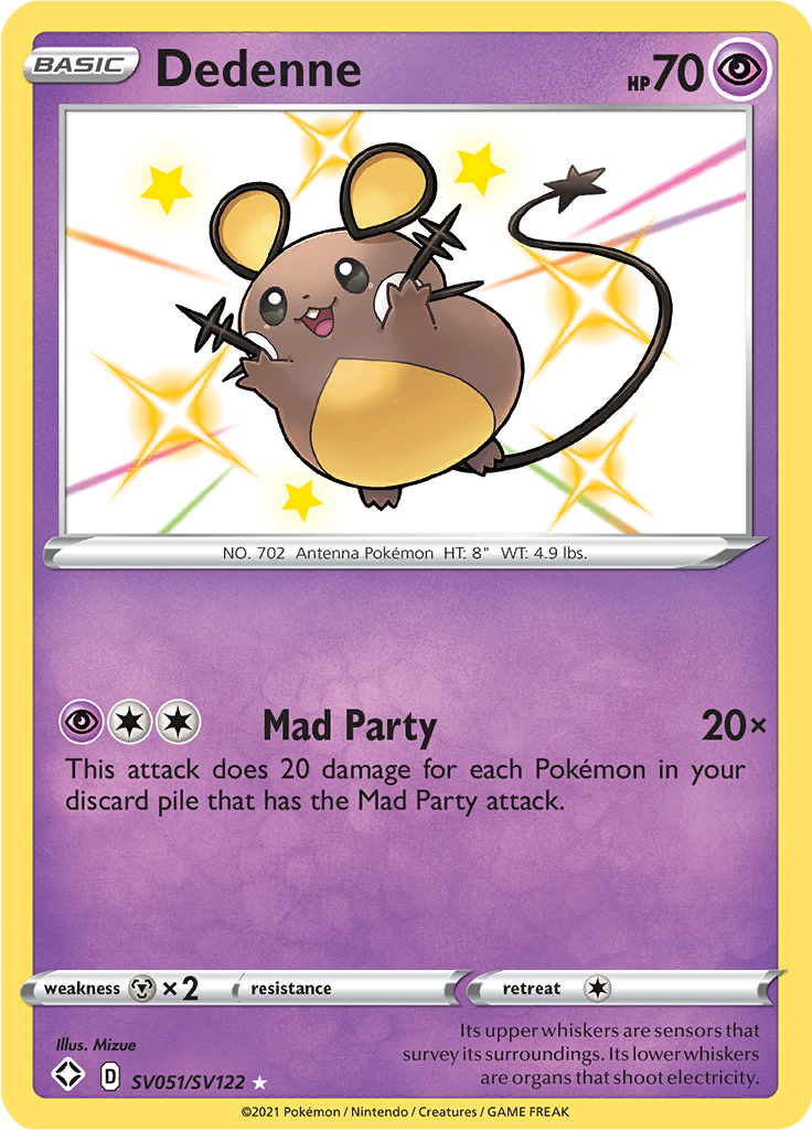 Dedenne - SV51/SV122 - Double Rare