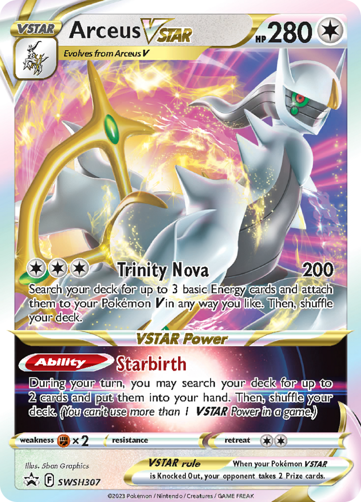 Arceus VSTAR - SWSH307 - Promo