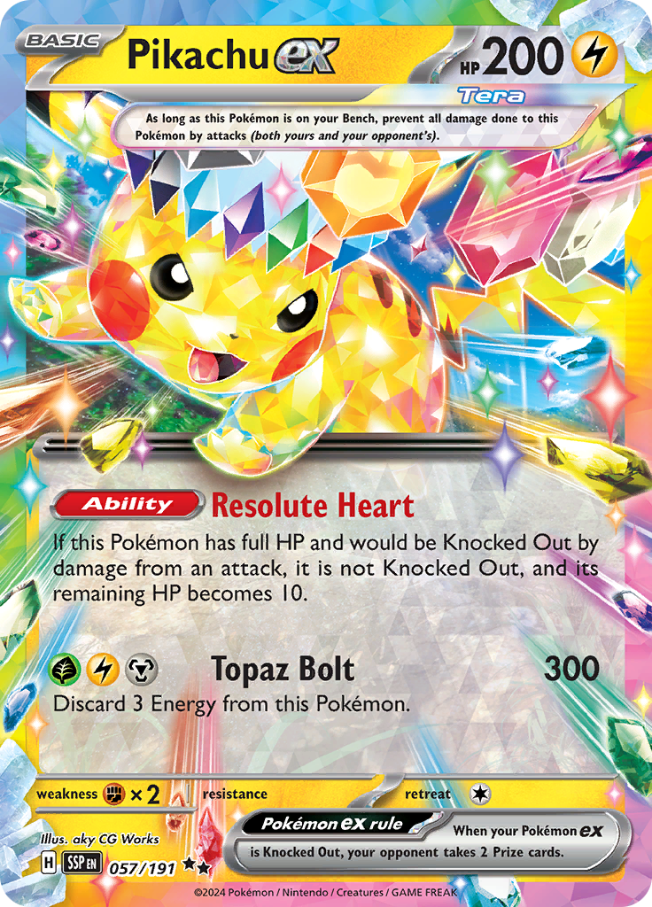 Pikachu ex - 057/191 - Ultra Rare (Español)