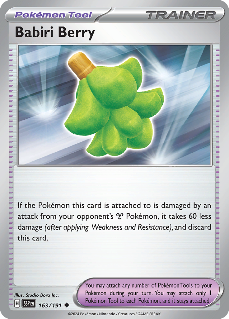 Babiri Berry - 163/191 - Uncommon