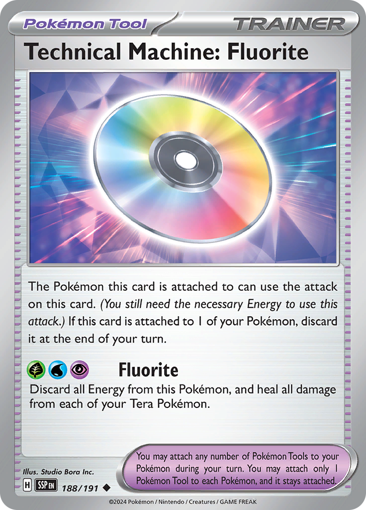 Technical Machine: Fluorite - 188/191 - Uncommon (Español)