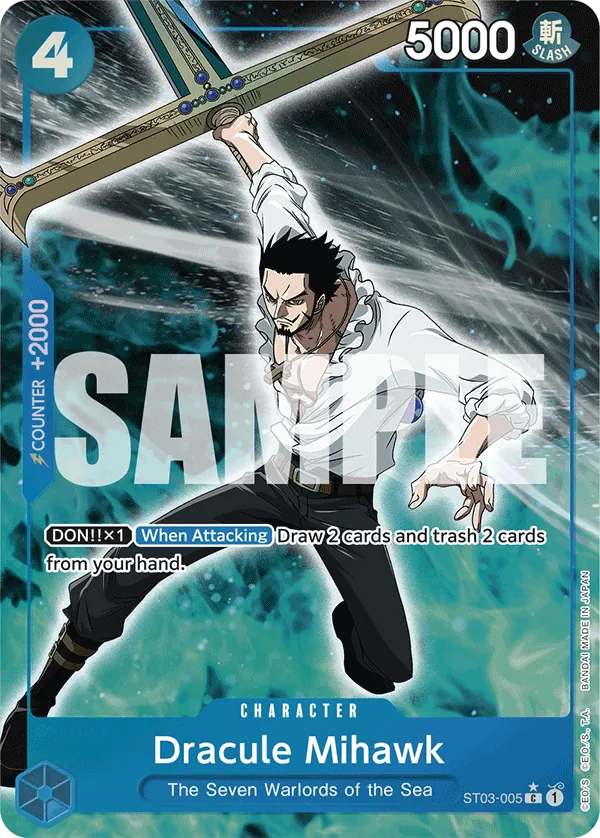Dracule Mihawk - ST03-005 - Full Art (PRB01 V5) - ST03-005