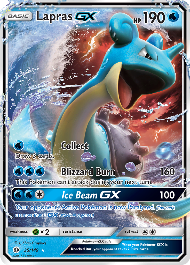 Lapras GX - 35/149 - Ultra Rare