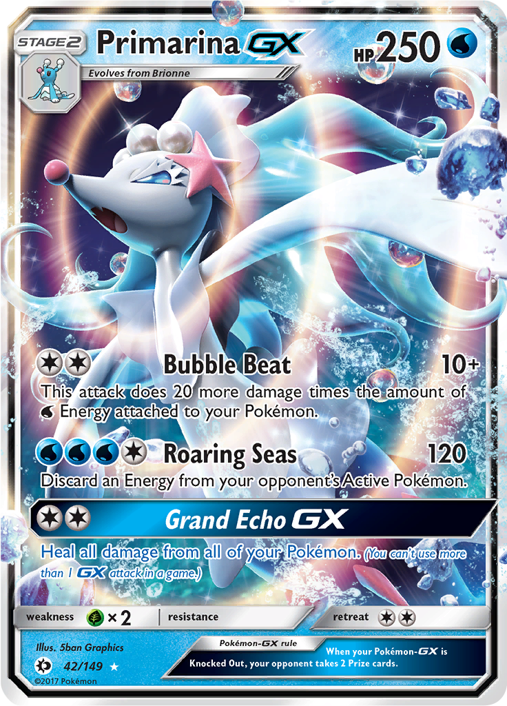 Primarina GX - 42/149 - Ultra Rare