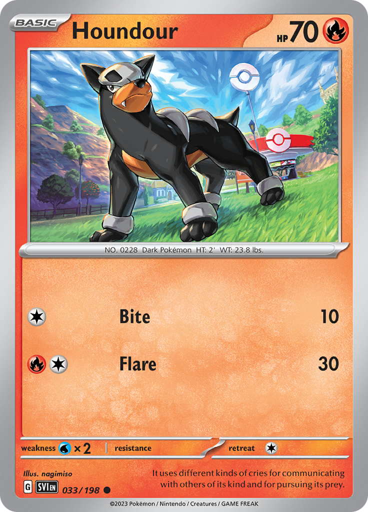 Houndour - 033/198 - Common (Español)