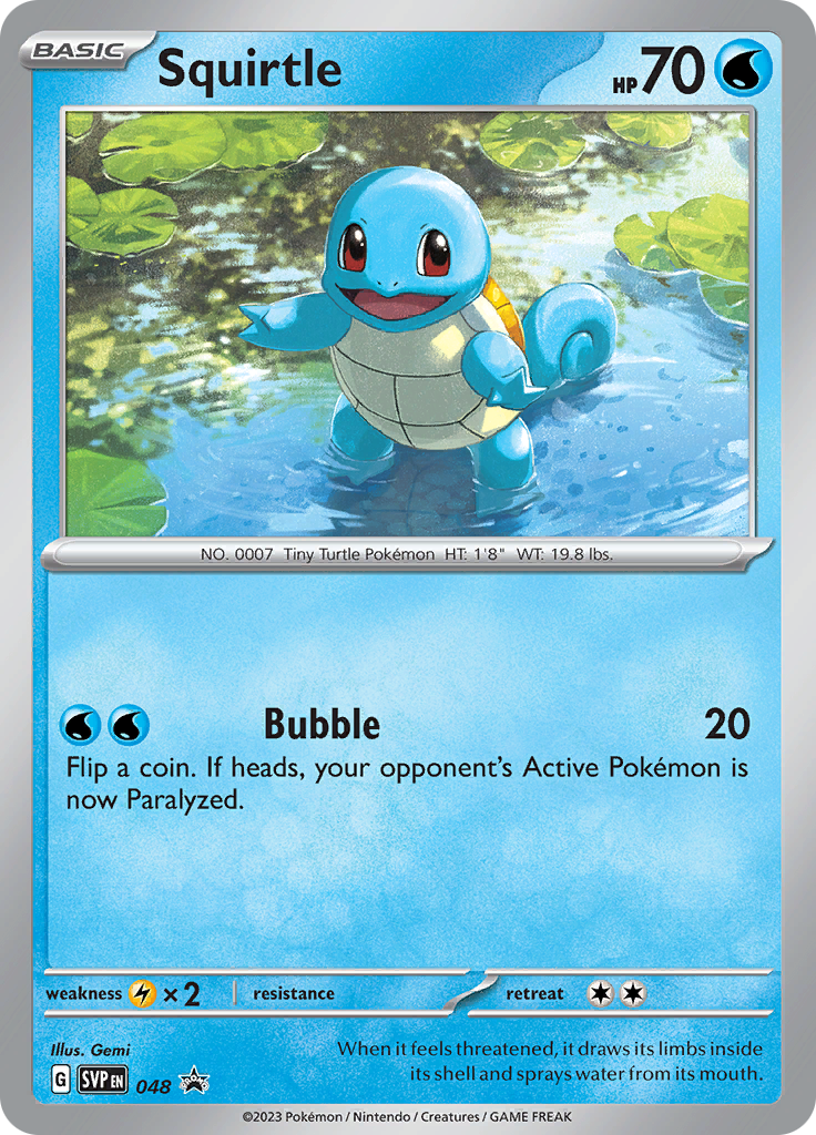 Squirtle - SVP48 - Promo