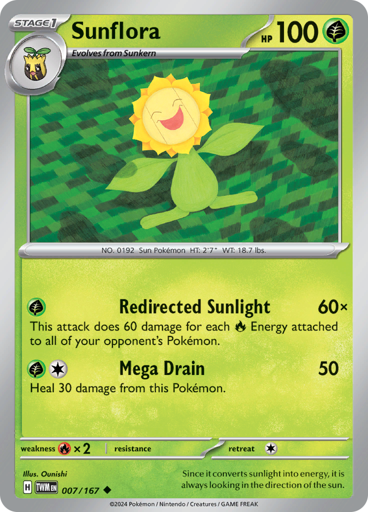 Sunflora - 007/167 - Uncommon