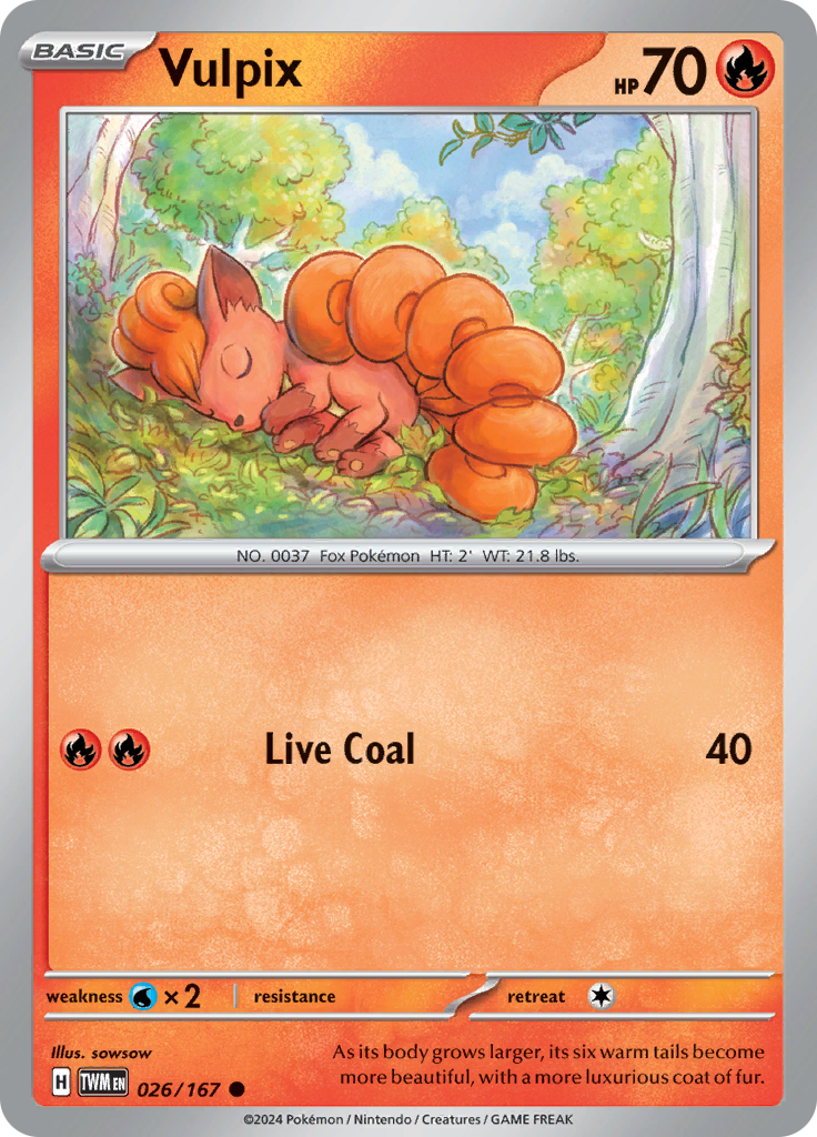 Vulpix - 026/167 - Common (Español)