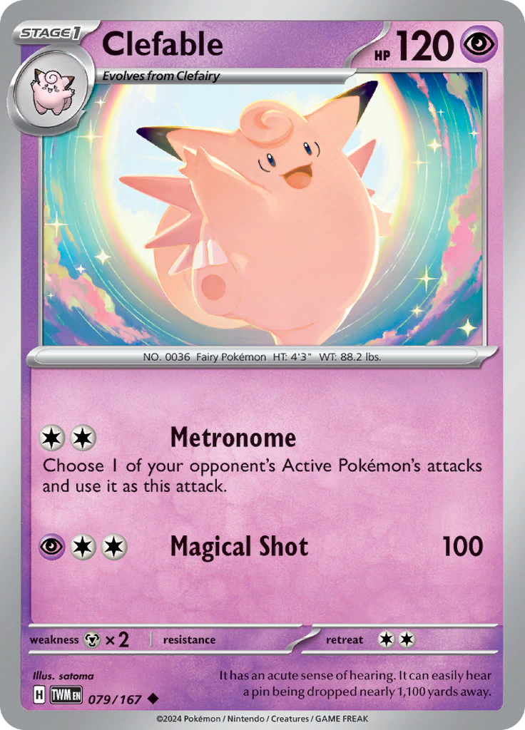 Clefable - 079/167 - Uncommon