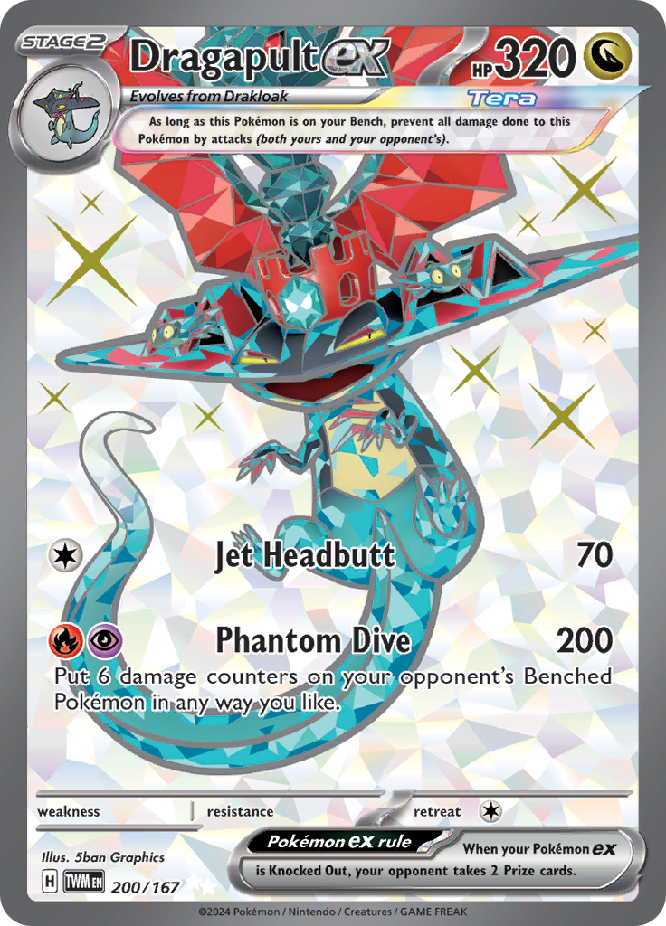 Dragapult ex - 200/167 - Full Art Secret Rare