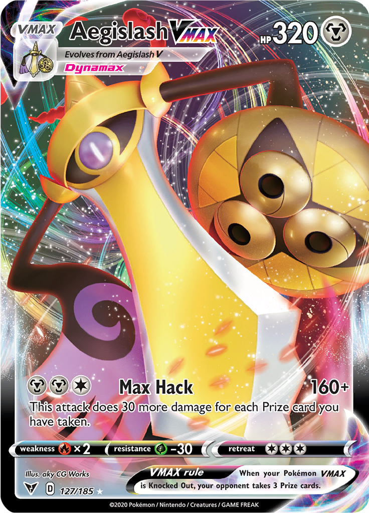 Aegislash VMAX - 127/185 - Ultra Rare