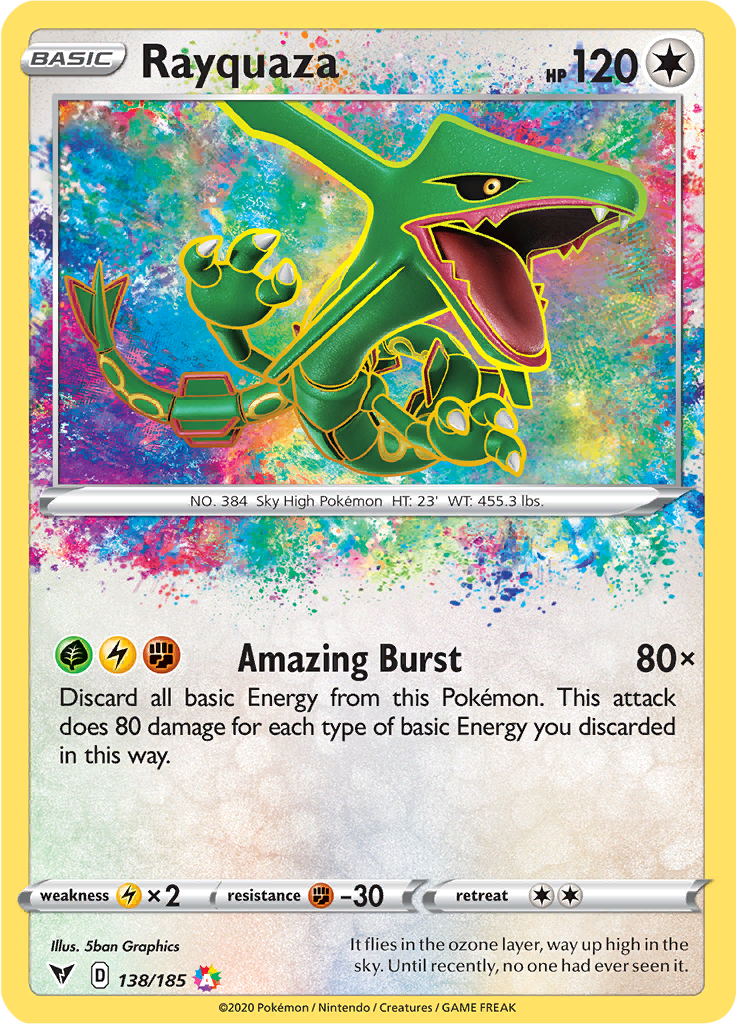 Rayquaza - 138/185 - Amazing Rare