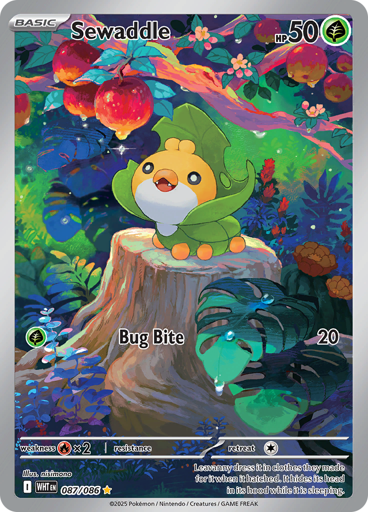 Sewaddle - 087/086 - Illustration Rare