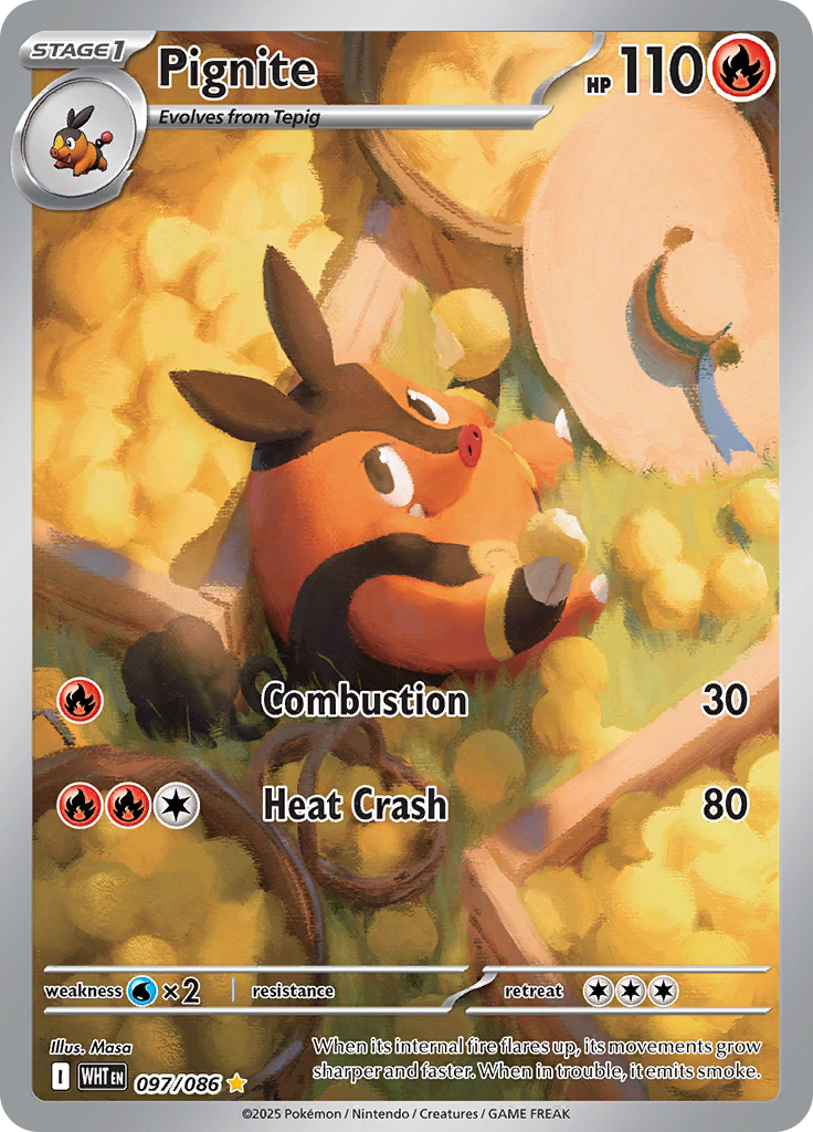 Pignite - 097/086 - Illustration Rare