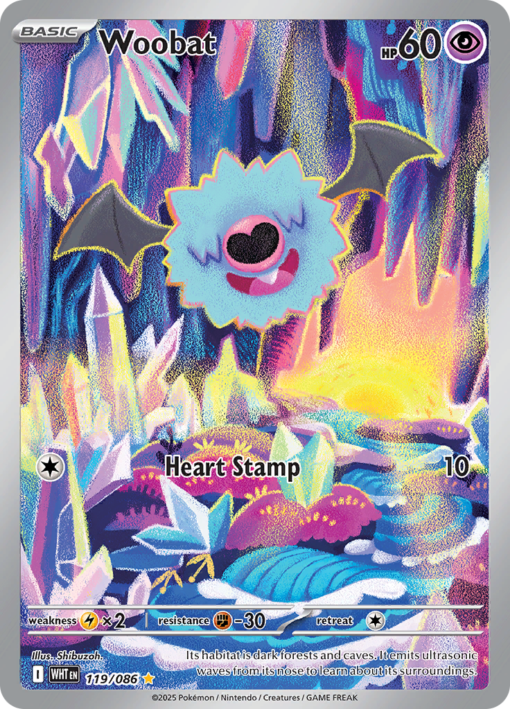 Woobat - 119/086 - Illustration Rare