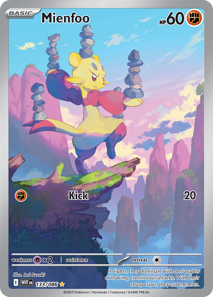 Mienfoo - 133/086 - Illustration Rare
