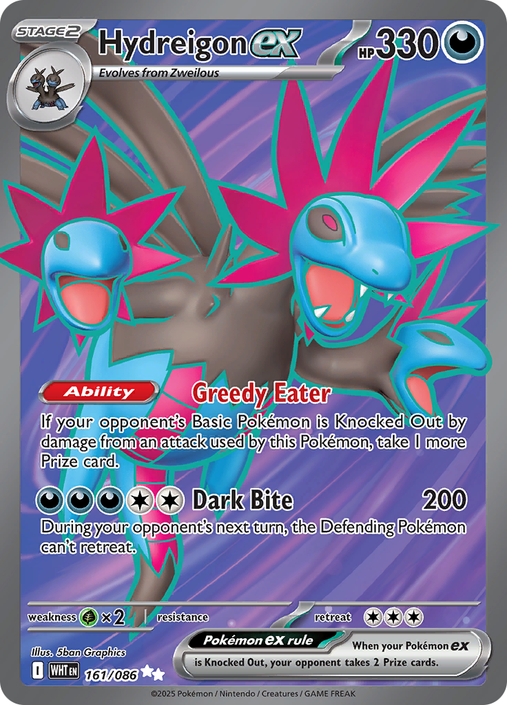 Hydreigon ex - 161/086 - Ultra Rare (Español LA)