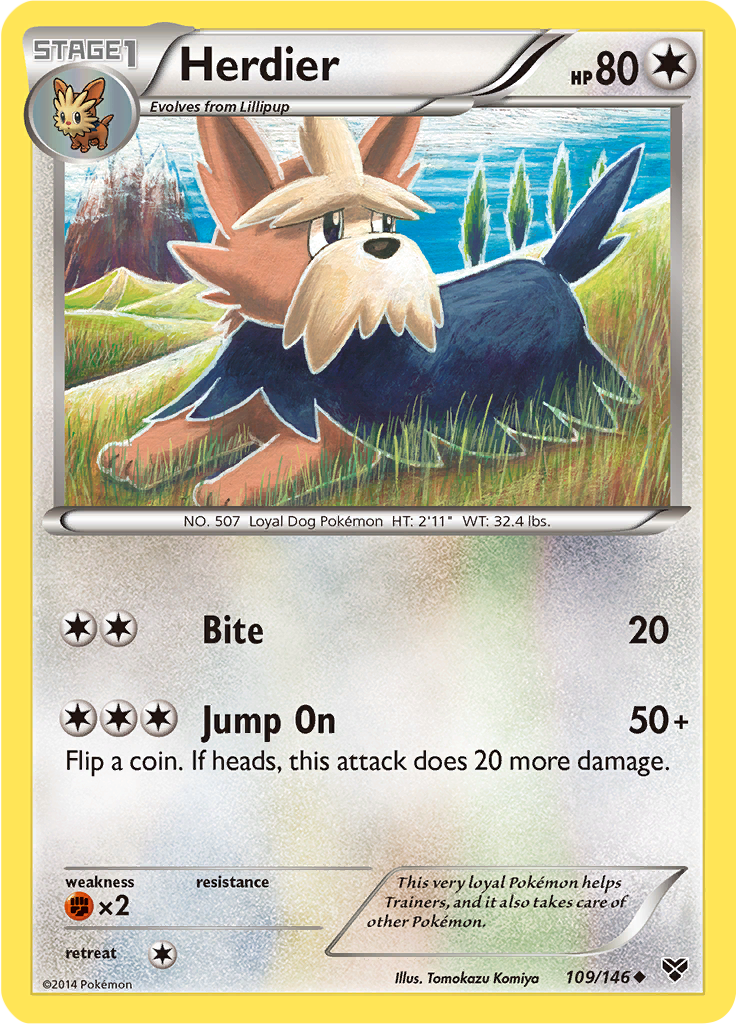 Herdier - 109/146 - Uncommon