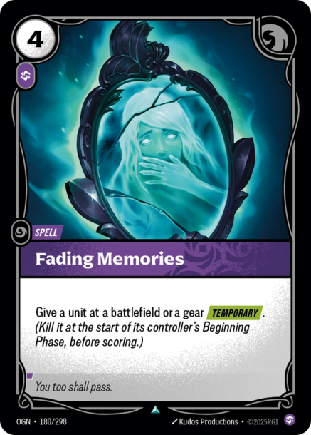 FADING MEMORIES - OGN-180/298