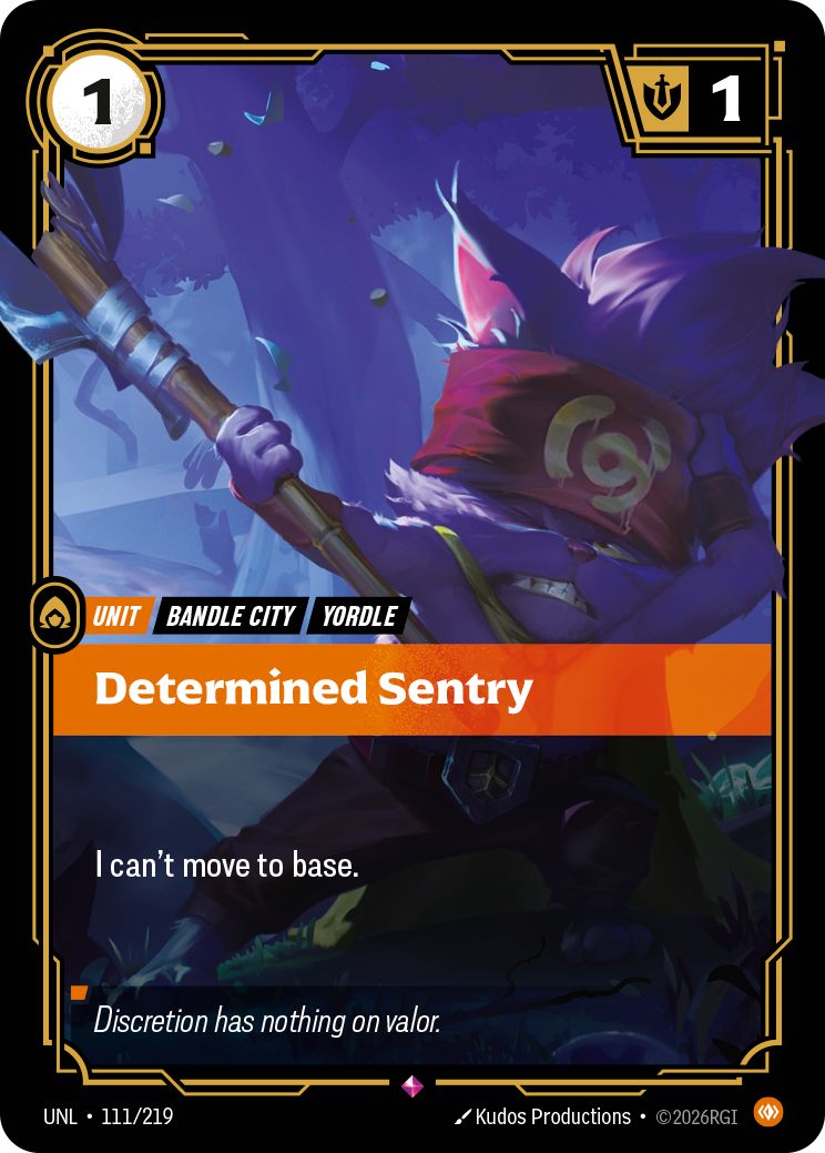 Determined Sentry - 111/219