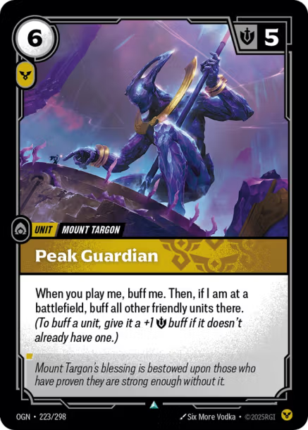 PEAK GUARDIAN - OGN-223/298