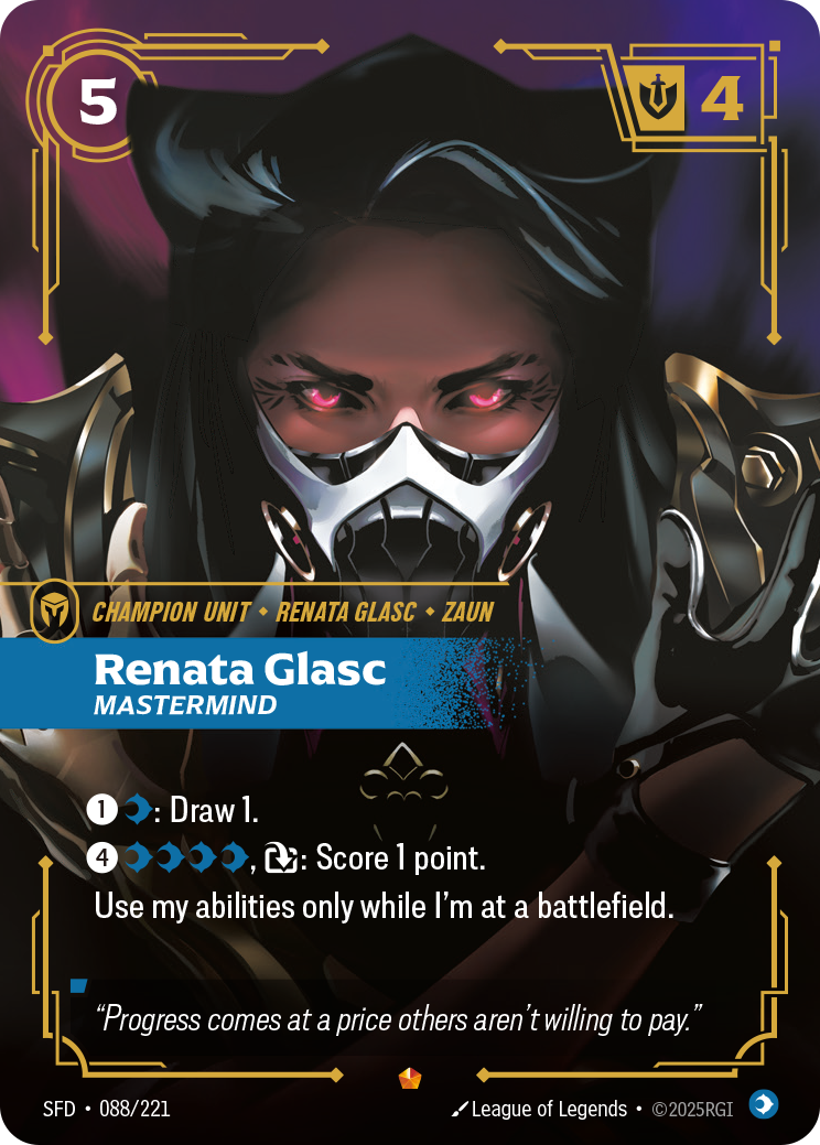 Renata Glasc, Mastermind - SFD-088/221