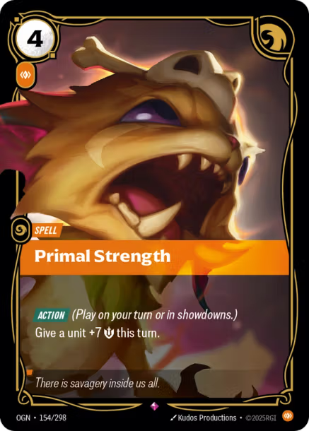 PRIMAL STRENGTH - OGN-154/298