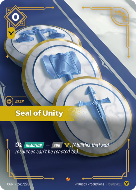 SEAL OF UNITY - OGN-245/298