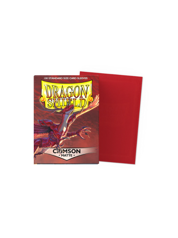 Dragon Shield Matte Sleeves Standard - Crimson