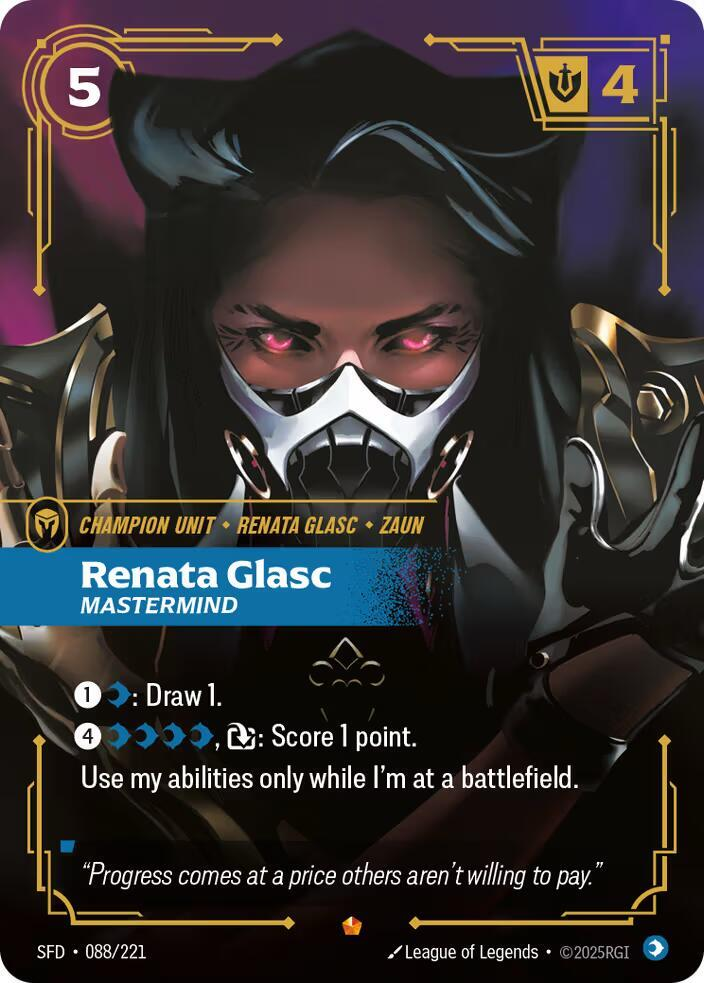 Renata Glasc - Mastermind - 088/221 - Epic (Inglés Foil NM)