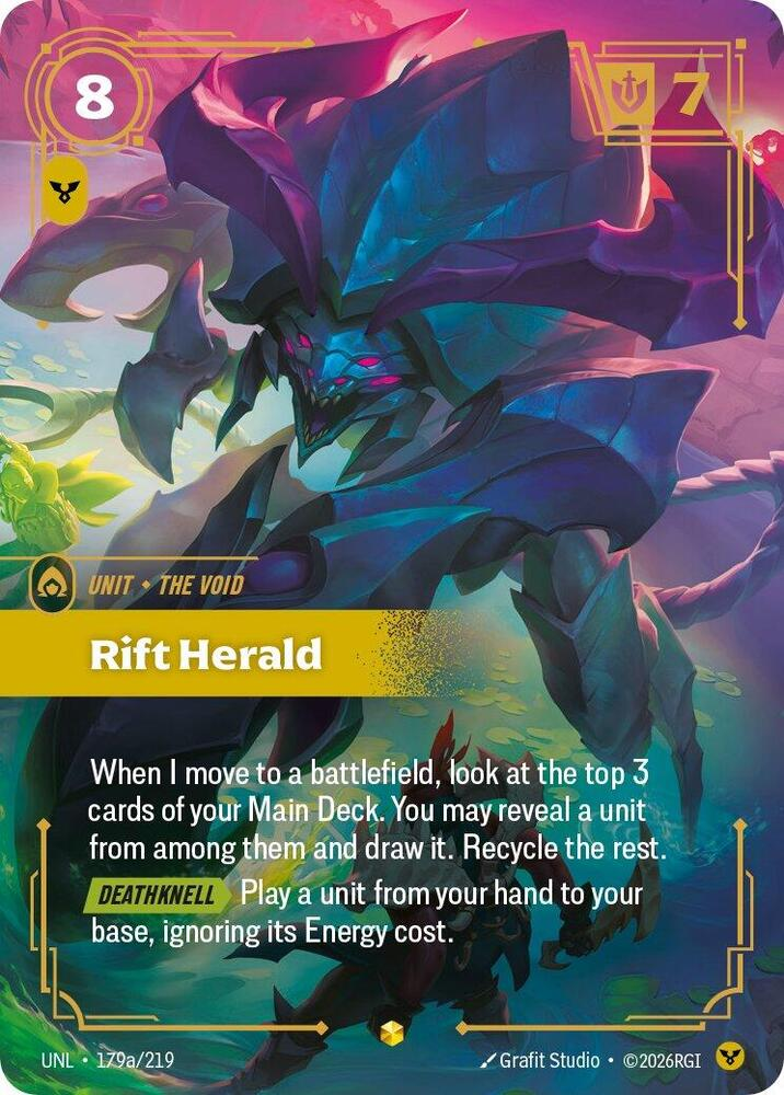 Rift Herald - 179a/219 - Showcase (Inglés Foil NM)