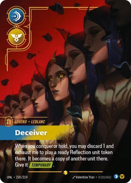 LeBlanc - Deceiver - 235/219 - Showcase (Inglés Foil NM)
