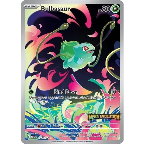 Bulbasaur - 133/132 - Art Rare - Stamp