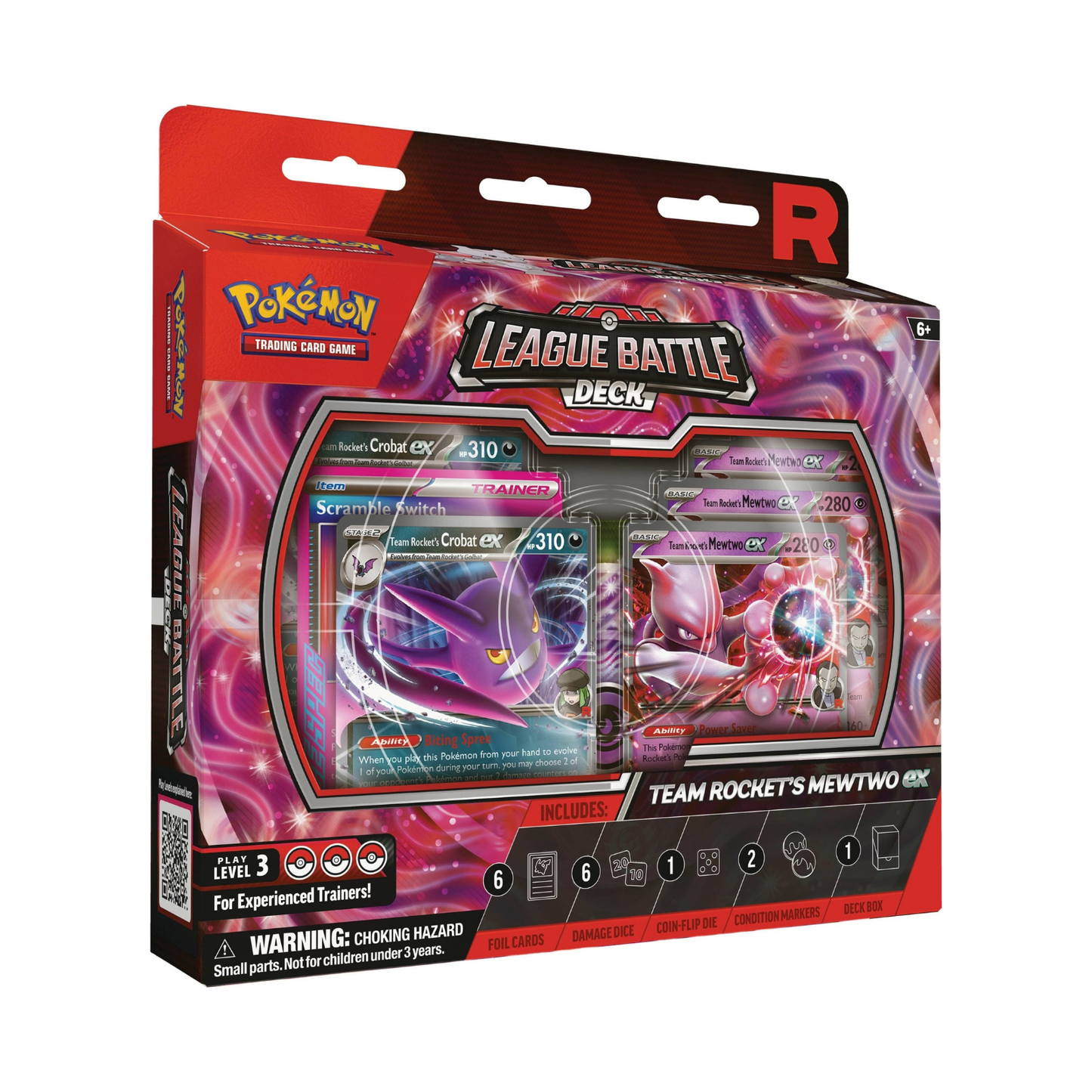Team Rocket’s Mewtwo ex League Battle Deck INGLES