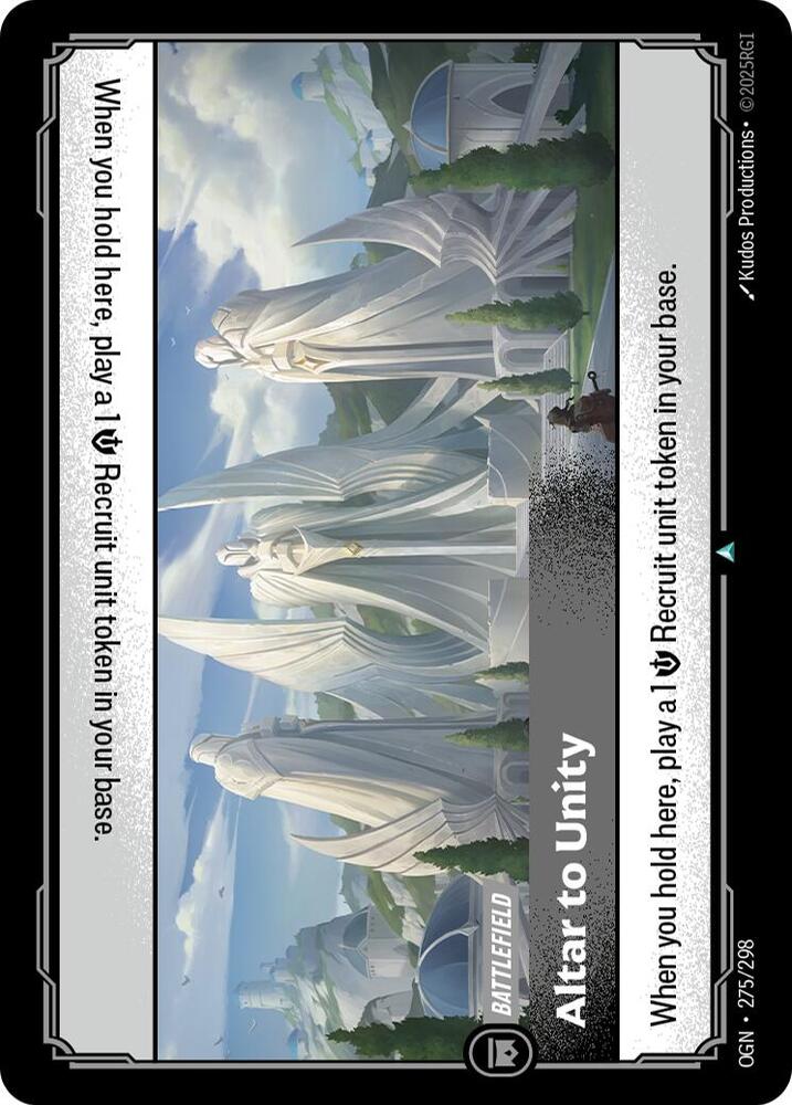 Altar to Unity - 275/298 - Uncommon (Inglés NM)