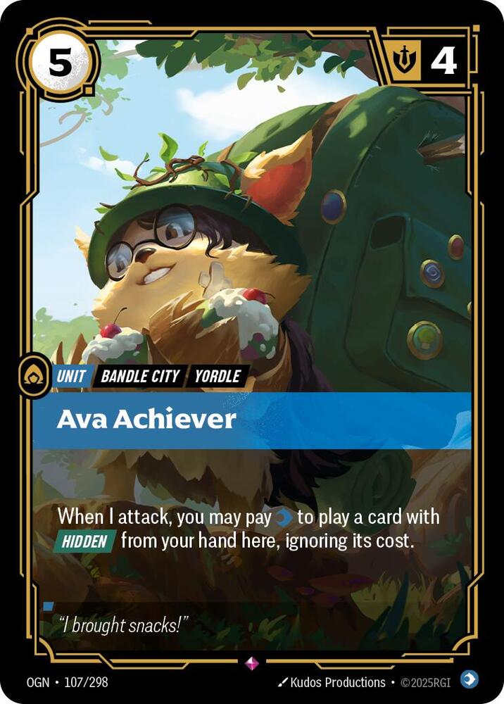 Ava Achiever - 107/298 - Rare (Inglés Foil NM)