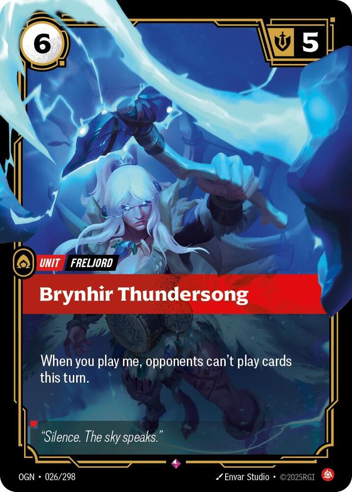 Brynhir Thundersong - 026/298 - Rare (Inglés Foil NM)