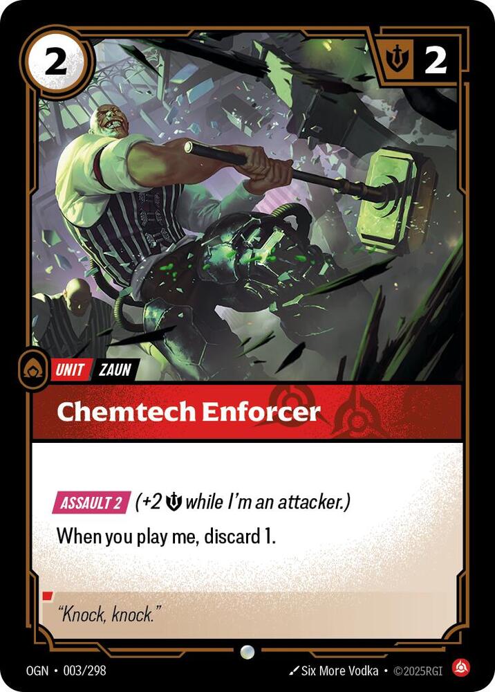 Chemtech Enforcer - 003/298 - Common (Inglés Foil NM)