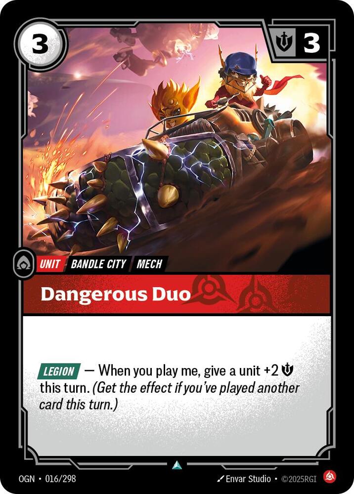 Dangerous Duo - 016/298 - Uncommon (Inglés NM)