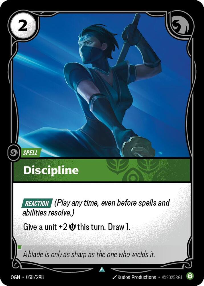 Discipline - 058/298 - Uncommon (Inglés Foil NM)