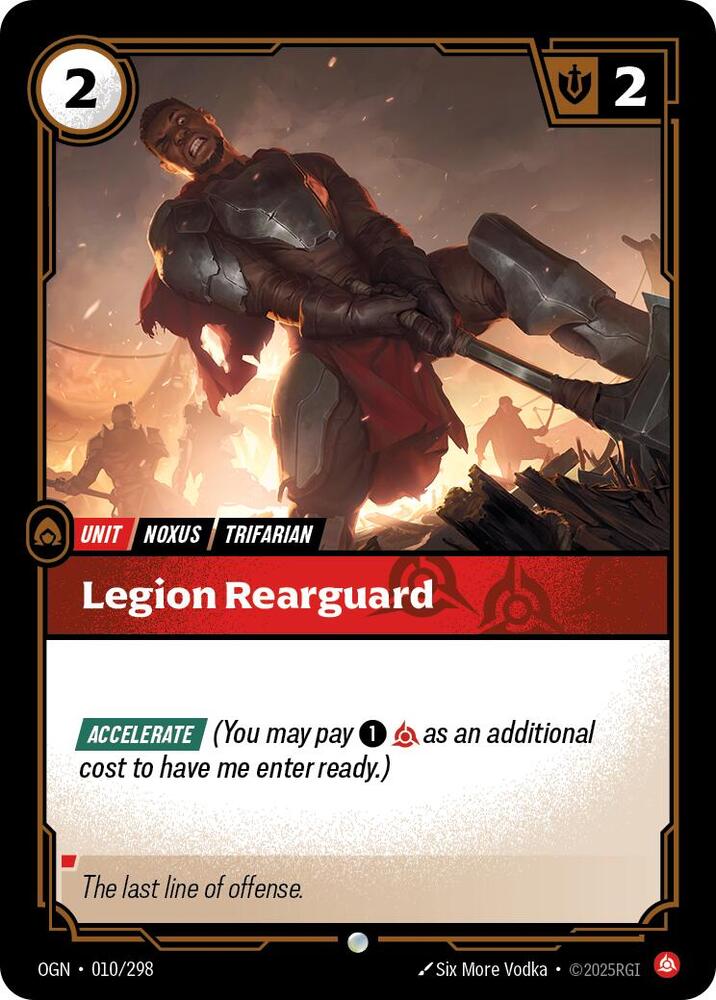 Legion Rearguard - 010/298 - Common (Inglés NM)