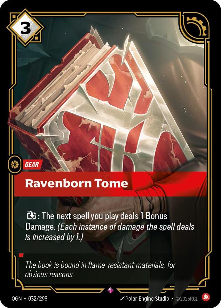 Ravenborn Tome - 032/298 - Rare (Inglés Foil NM)