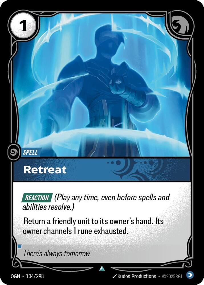 Retreat - 104/298 - Uncommon (Inglés NM)