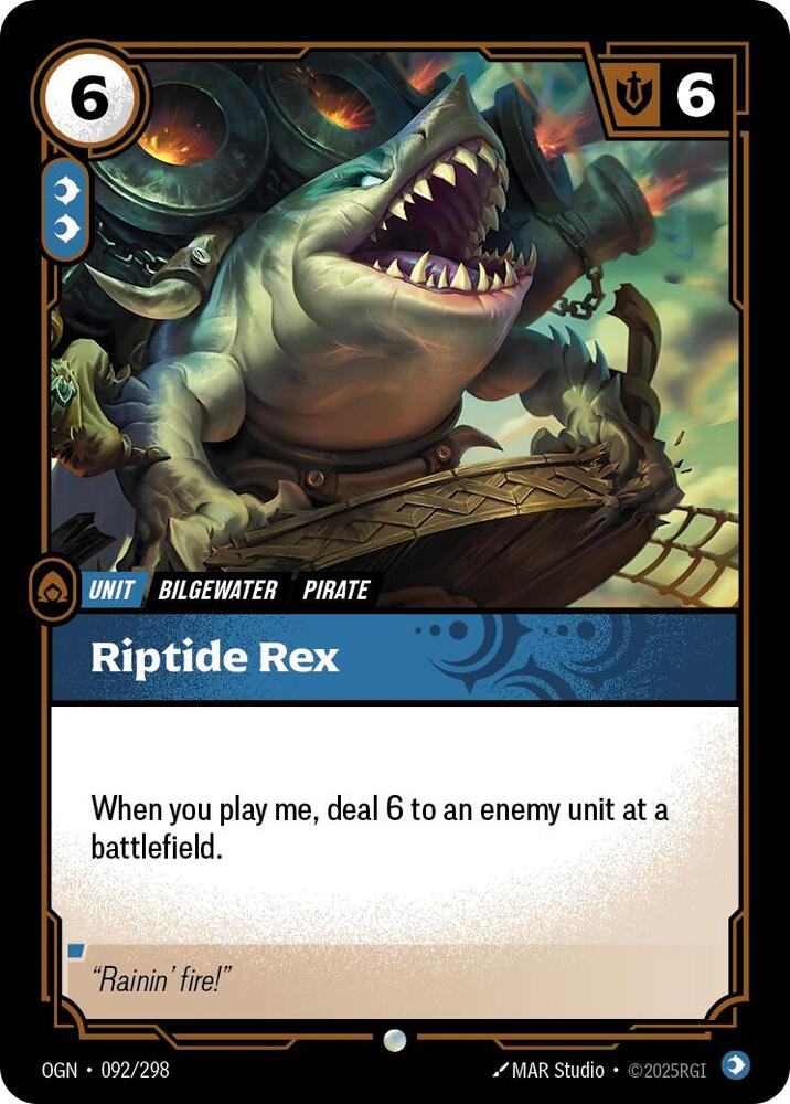 Riptide Rex - 092/298 - Common (Inglés NM)