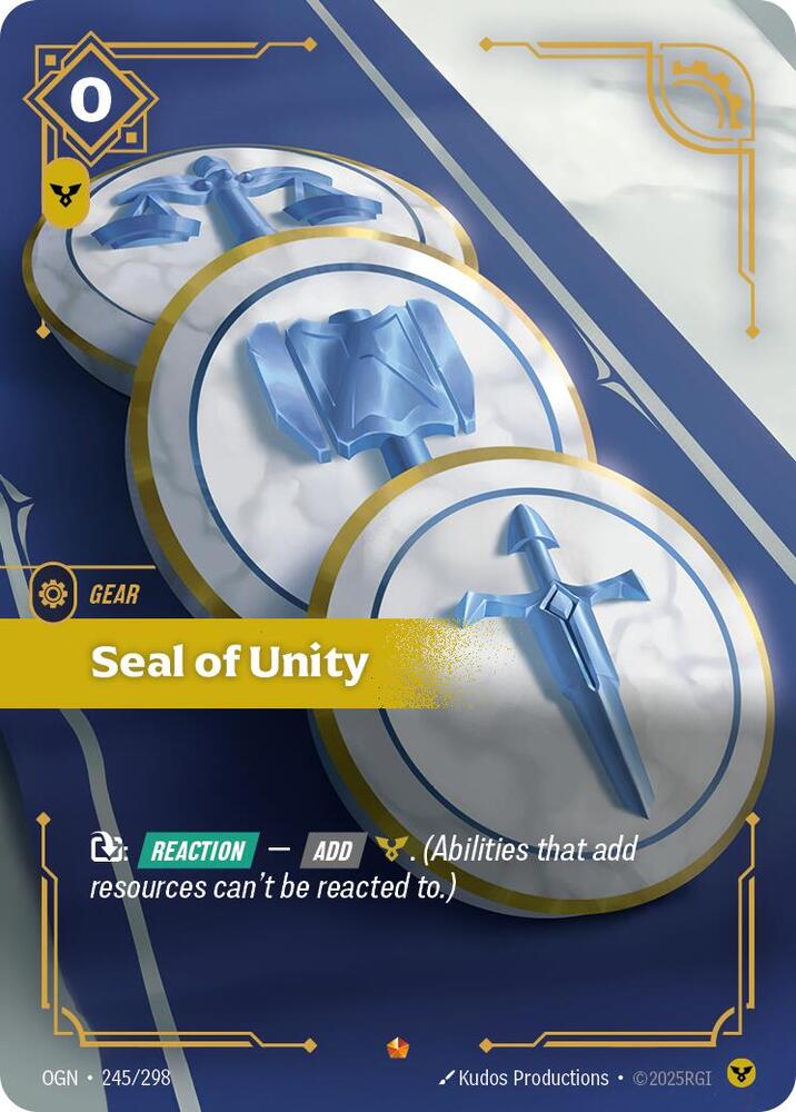 Seal of Unity - 245/298 - Epic (Inglés Foil NM)