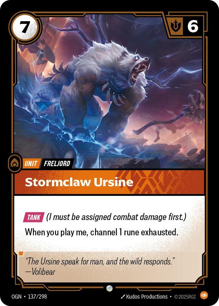 Stormclaw Ursine - 137/298 - Common (Inglés NM)