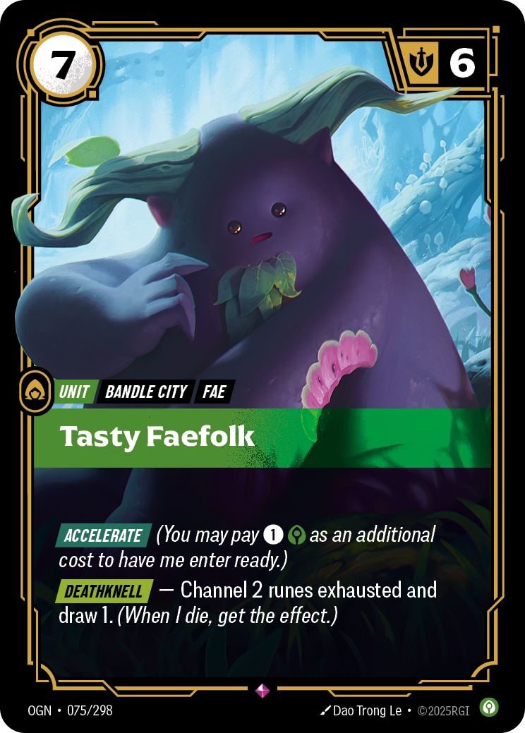 Tasty Faefolk - 075/298 - Rare (Inglés Foil NM)