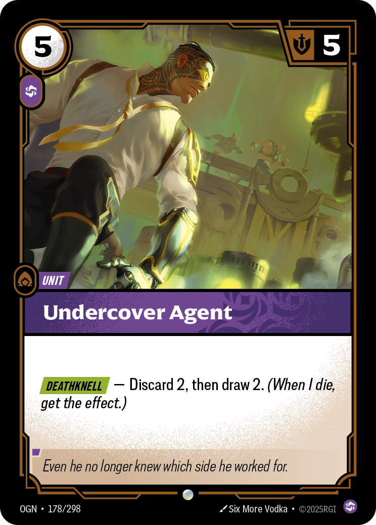 Undercover Agent - 178/298 - Common (Inglés Foil NM)